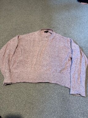 Quince heathered cotton sweater in good condition